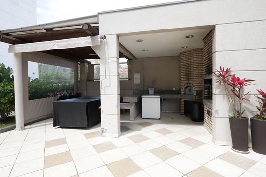 Área comum - Churrasqueira de apartamento à venda com 2 quartos, 69m² em Vila Andrade, São Paulo