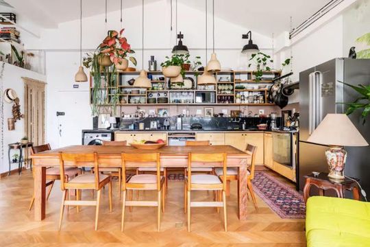 Cozinha de apartamento para alugar com 1 quarto, 135m² em Vila Buarque, São Paulo