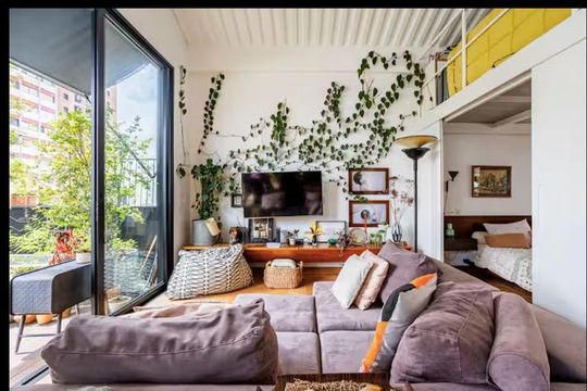 Sala de apartamento para alugar com 1 quarto, 135m² em Vila Buarque, São Paulo