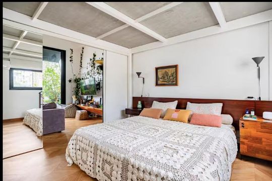 Quarto de apartamento para alugar com 1 quarto, 135m² em Vila Buarque, São Paulo