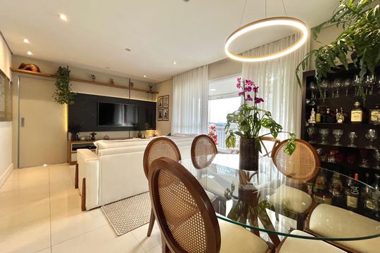Sala de apartamento à venda com 3 quartos, 90m² em Jardim Jabaquara, São Paulo