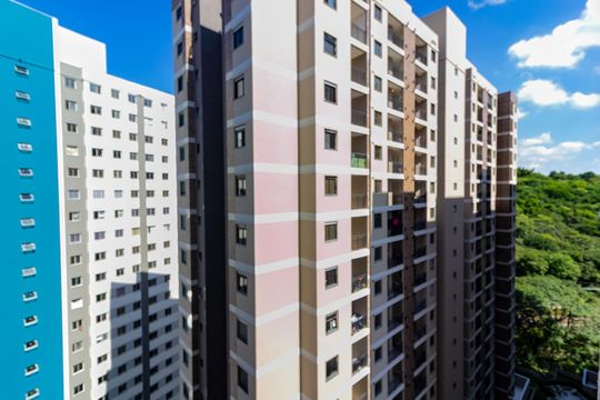 Varanda vista de apartamento à venda com 3 quartos, 61m² em Usina Piratininga, São Paulo