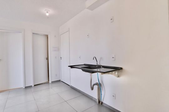 Cozinha de apartamento para alugar com 2 quartos, 34m² em Belenzinho, São Paulo