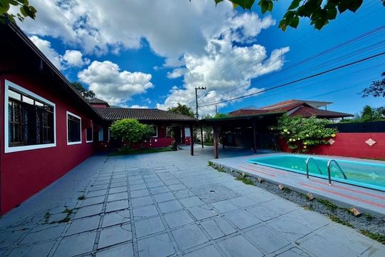 Piscina de casa para alugar com 4 quartos, 506m² em Santo Antonio de Lisboa, Florianópolis