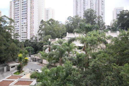 Vista da Varanda de apartamento à venda com 3 quartos, 127m² em Vila Andrade, São Paulo