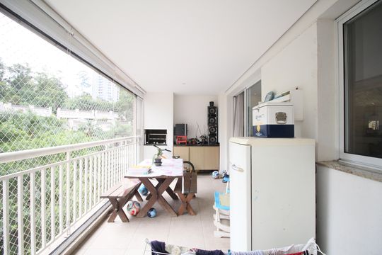 Varanda de apartamento à venda com 3 quartos, 127m² em Vila Andrade, São Paulo