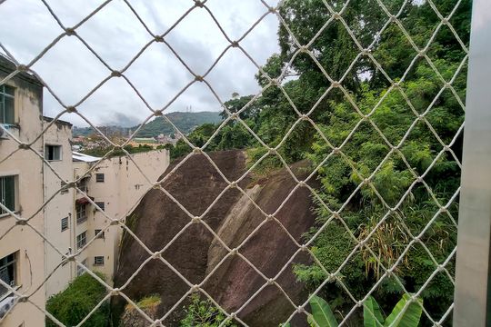 Vista da Sala de apartamento à venda com 2 quartos, 60m² em Grajaú, Rio de Janeiro