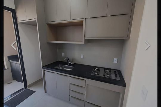 Cozinha de kitnet/studio para alugar com 1 quarto, 34m² em Saraiva, Uberlândia