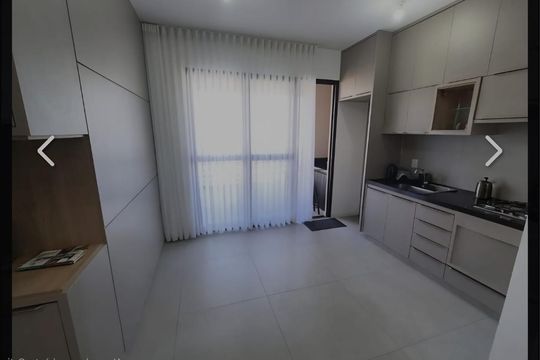 Cozinha de kitnet/studio para alugar com 1 quarto, 34m² em Saraiva, Uberlândia