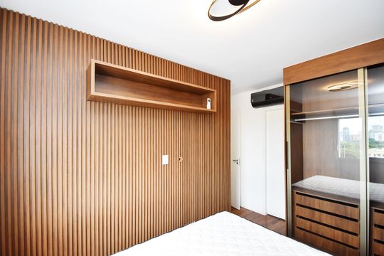 quarto 2 de kitnet/studio para alugar com 2 quartos, 55m² em Jardim Paulistano, São Paulo