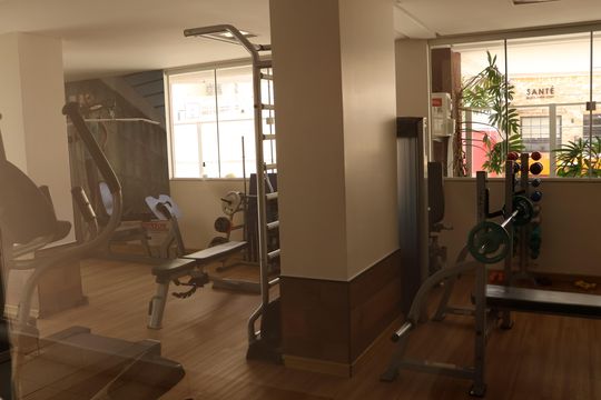 Área comum - Academia de apartamento para alugar com 3 quartos, 108m² em Jardim Goiás, Goiânia