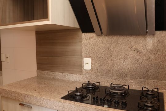 Cozinha de apartamento para alugar com 3 quartos, 108m² em Jardim Goiás, Goiânia