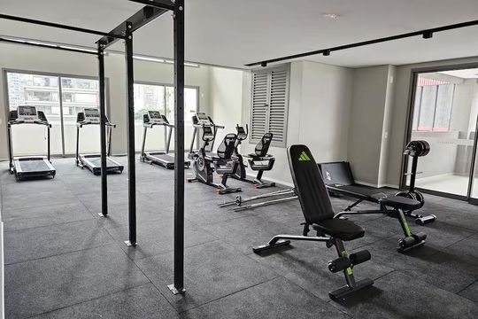 Área externa de apartamento à venda com 1 quarto, 24m² em Santo Amaro, São Paulo