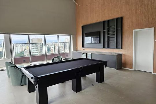 Área externa de apartamento à venda com 1 quarto, 24m² em Santo Amaro, São Paulo