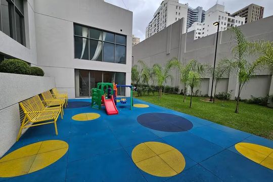 Área externa de apartamento à venda com 1 quarto, 24m² em Santo Amaro, São Paulo