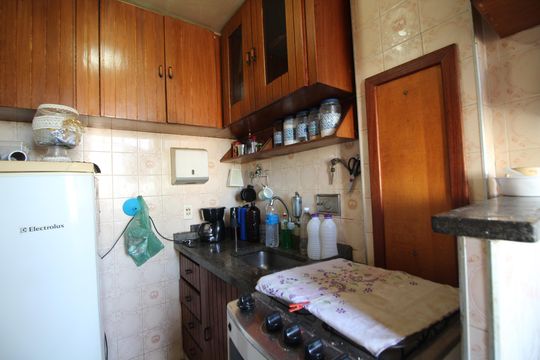 Cozinha de apartamento à venda com 2 quartos, 50m² em Jacarepaguá, Rio de Janeiro