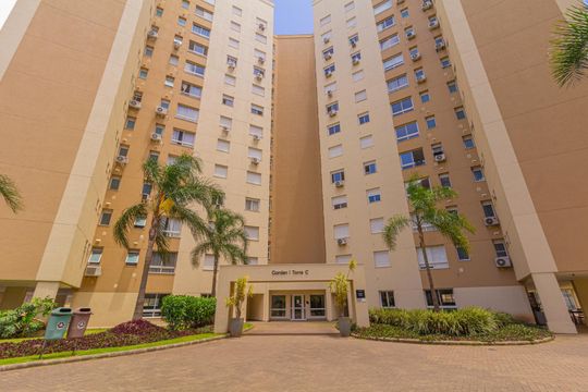 Fachada do bloco de apartamento para alugar com 2 quartos, 62m² em Marechal Rondon, Canoas