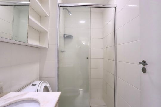 Banheiro de apartamento para alugar com 2 quartos, 55m² em Mooca, São Paulo