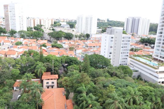 Vista da sala de kitnet/studio à venda com 1 quarto, 29m² em Jardim Independência (são Paulo), São Paulo