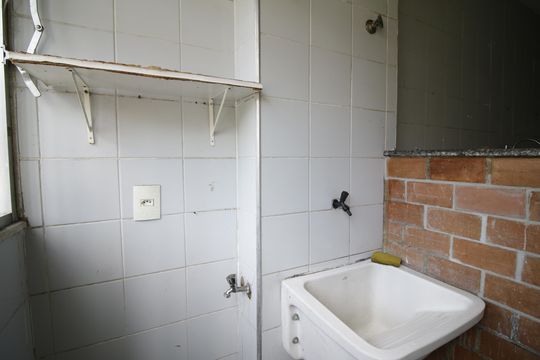 Área de Serviço de apartamento à venda com 3 quartos, 65m² em Taquara, Rio de Janeiro
