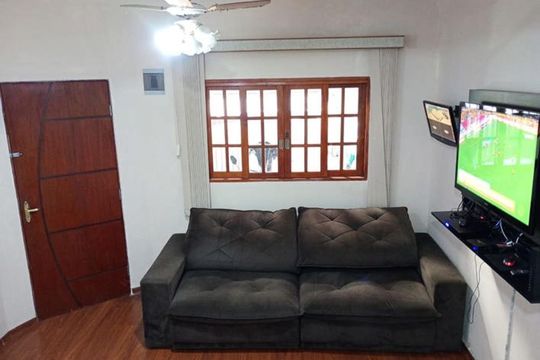 Sala de casa para alugar com 3 quartos, 125m² em Jardim Nilton Torres, Sorocaba