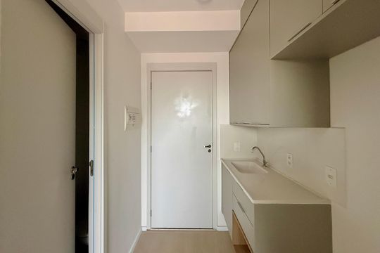 Cozinha  de kitnet/studio para alugar com 1 quarto, 20m² em Jardim Aeroporto, São Paulo