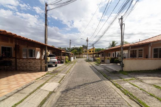 Vista da Rua de casa de condomínio para alugar com 2 quartos, 56m² em Campo Grande, Rio de Janeiro