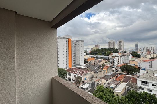 Sala - Sala de Jantar Varanda de apartamento para alugar com 2 quartos, 56m² em Parque das Nações, Santo André