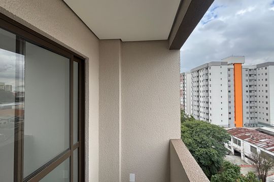 Sala - Sala de Jantar Varanda de apartamento para alugar com 2 quartos, 56m² em Parque das Nações, Santo André