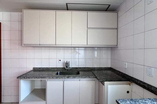 cozinha de apartamento à venda com 3 quartos, 76m² em Estoril, Belo Horizonte