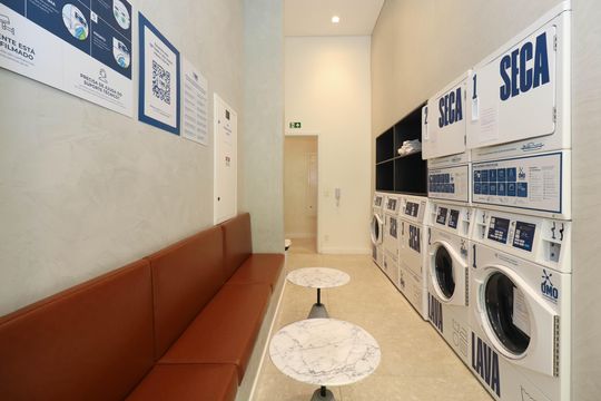 Lavanderia de kitnet/studio para alugar com 1 quarto, 25m² em Pinheiros, São Paulo