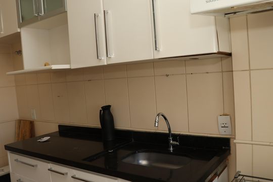 Cozinha de apartamento para alugar com 2 quartos, 81m² em Setor Sul, Goiânia