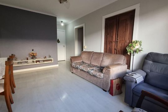 Sala de apartamento à venda com 1 quarto, 45m² em Centro, Canoas