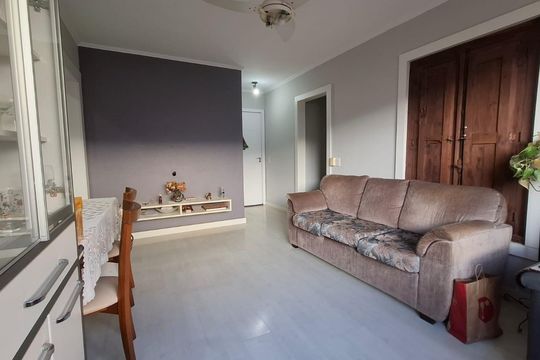 Sala de apartamento à venda com 1 quarto, 45m² em Centro, Canoas