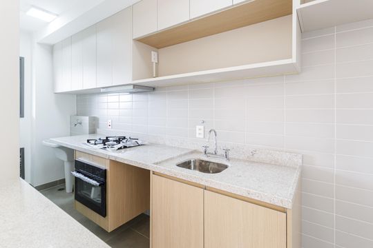 Cozinha de apartamento para alugar com 1 quarto, 42m² em Planalto Paulista, São Paulo