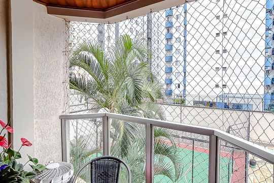 Varanda de apartamento à venda com 3 quartos, 80m² em Tatuapé, São Paulo