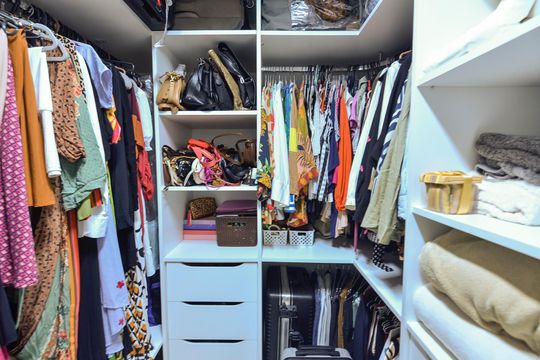 Closet da Suíte de apartamento à venda com 2 quartos, 76m² em Tijuca, Rio de Janeiro