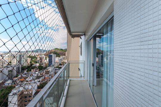 Varanda da Sala de apartamento à venda com 3 quartos, 110m² em Maracanã, Rio de Janeiro