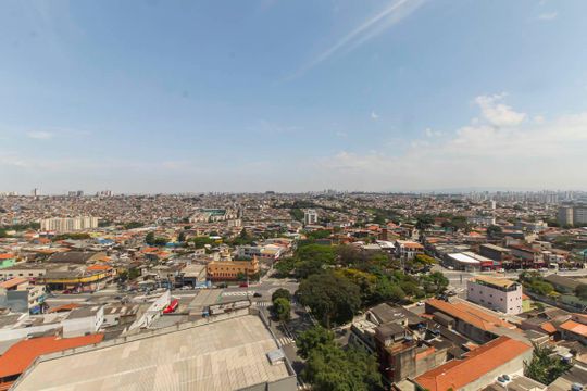 Vista Varanda de kitnet/studio à venda com 1 quarto, 18m² em Jardim Imperador (zona Leste), São Paulo