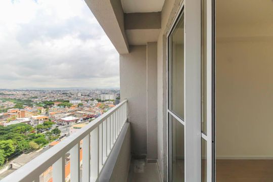 Varanda da Kitnet de kitnet/studio para alugar com 1 quarto, 18m² em Jardim Imperador (zona Leste), São Paulo