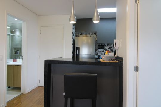 Sala de apartamento para alugar com 2 quartos, 37m² em Vila Pierina, São Paulo