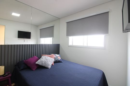 Quarto 2 de apartamento para alugar com 2 quartos, 37m² em Vila Pierina, São Paulo