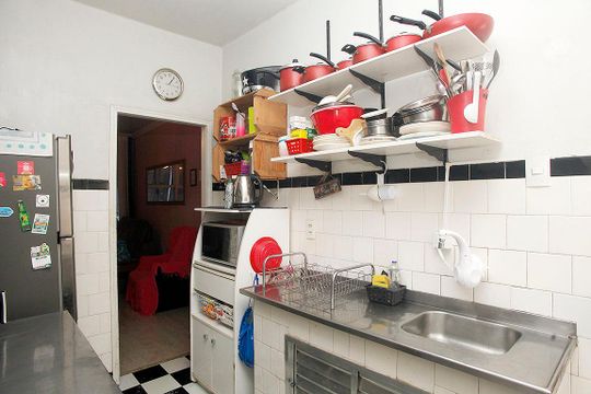 Cozinha de apartamento à venda com 3 quartos, 100m² em Farroupilha, Porto Alegre