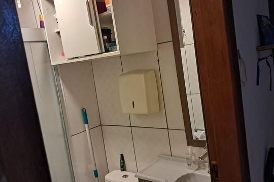 Banheiro de apartamento para alugar com 2 quartos, 48m² em Parque Nações Unidas, São Paulo
