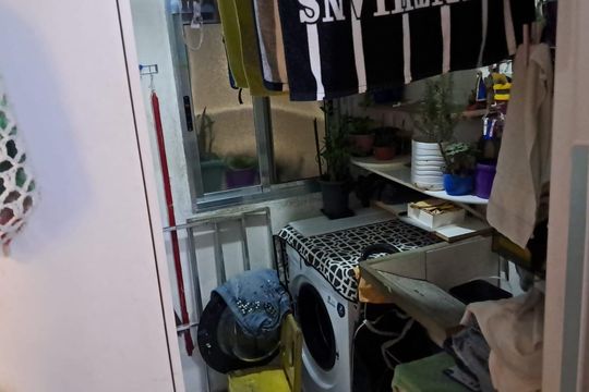 Área de serviço de apartamento para alugar com 2 quartos, 48m² em Parque Nações Unidas, São Paulo