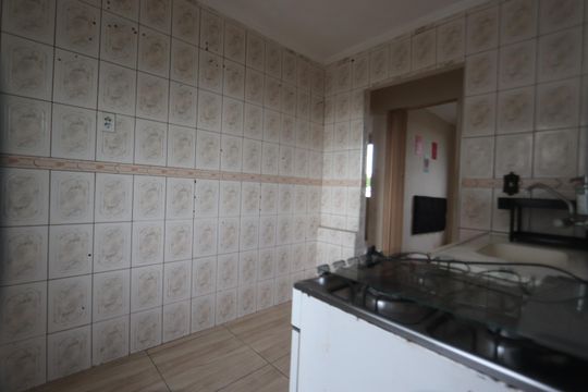 Cozinha de apartamento à venda com 2 quartos, 46m² em Fazenda da Juta, São Paulo