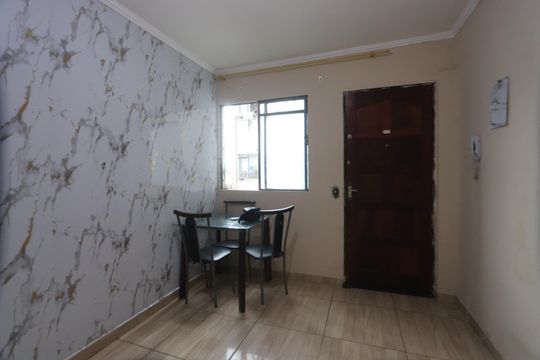 Sala de apartamento à venda com 2 quartos, 46m² em Fazenda da Juta, São Paulo