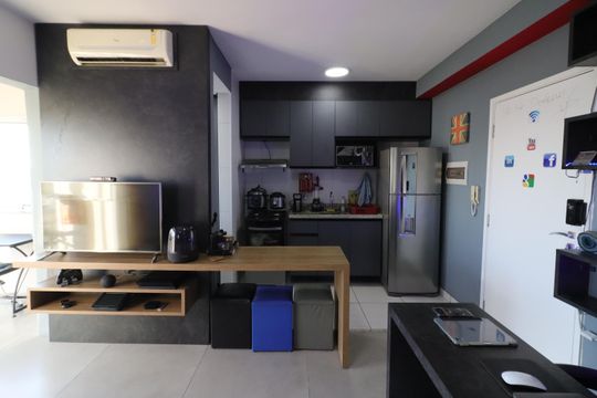 Sala de apartamento para alugar com 1 quarto, 41m² em Vila Campesina, Osasco