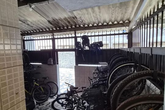Área externa de apartamento para alugar com 1 quarto, 40m² em Boa Vista, São Vicente