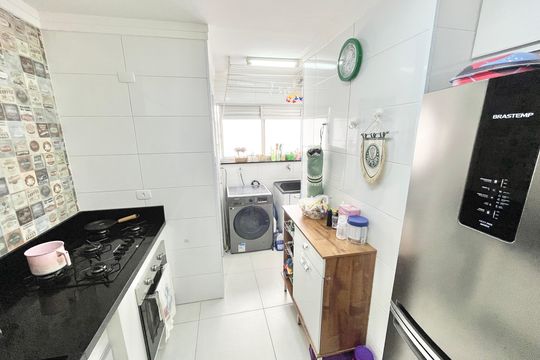 Cozinha e Área de Serviço de apartamento à venda com 3 quartos, 67m² em Santana, São Paulo